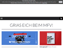 Tablet Screenshot of mfv-passau.de